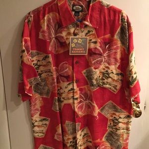 Tommy Bahama Volcanic Venture Camp Shirt (M)